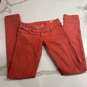 Diesel orange jeans ‘Matic’ style sz 28L